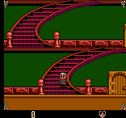 Addams Family Pugsley's Scavenger Hunt screenshot 2 for NES